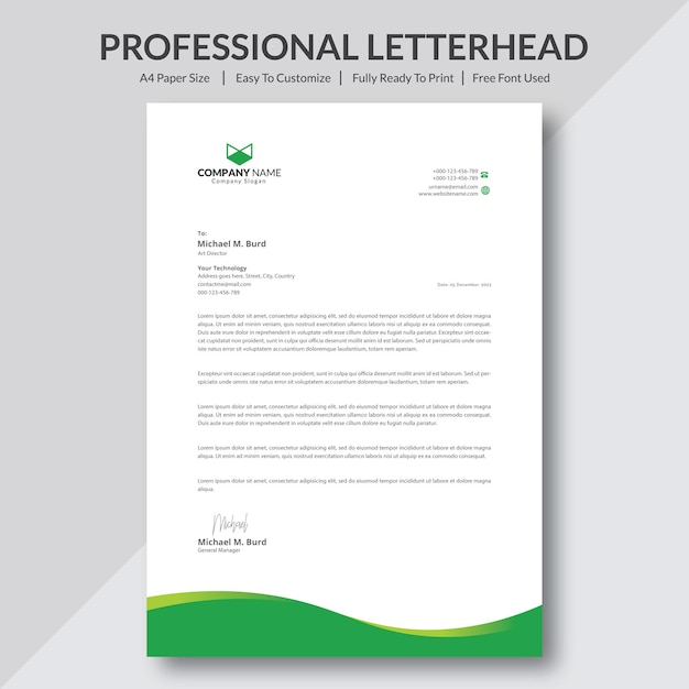 Corporate identity template