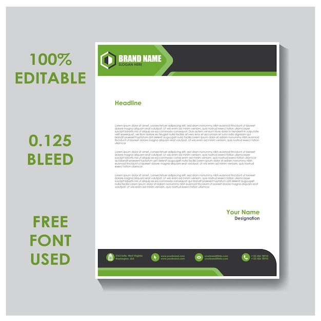 Design letterhead aziendale