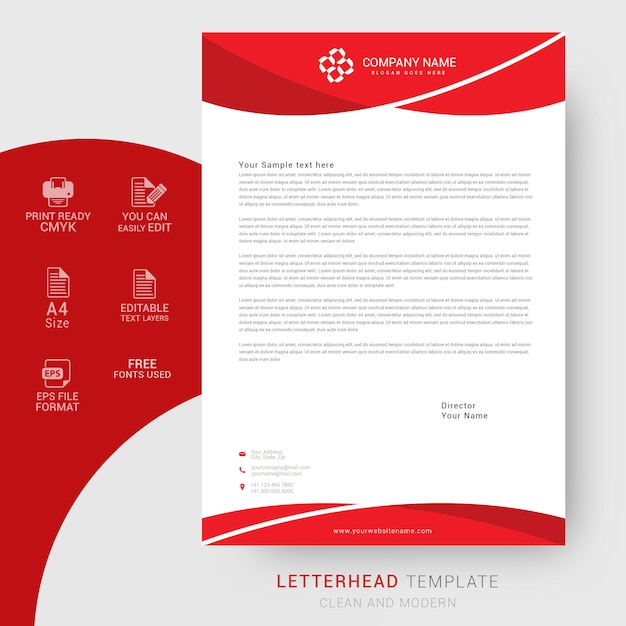 Corporate letterhead design