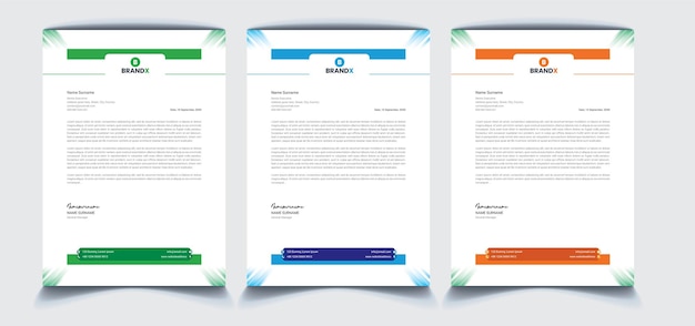 Corporate Letterhead Design