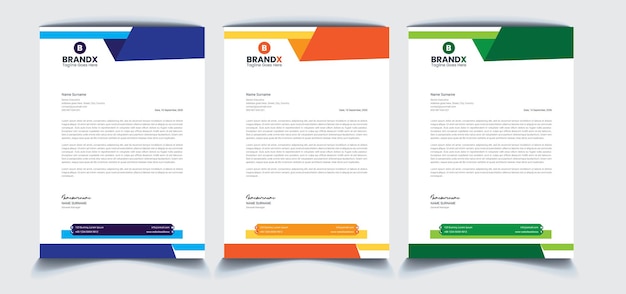 Corporate Letterhead Design