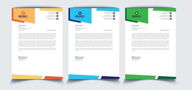 Corporate Letterhead Design