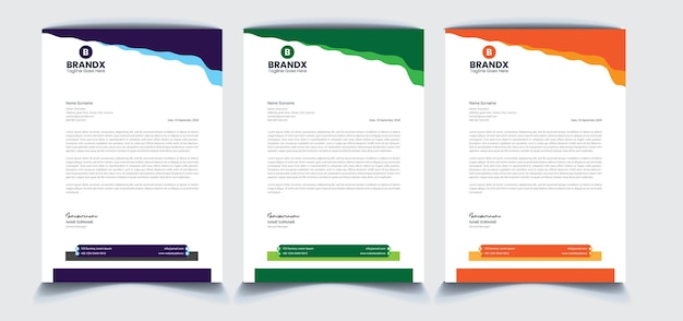 Corporate Letterhead Design