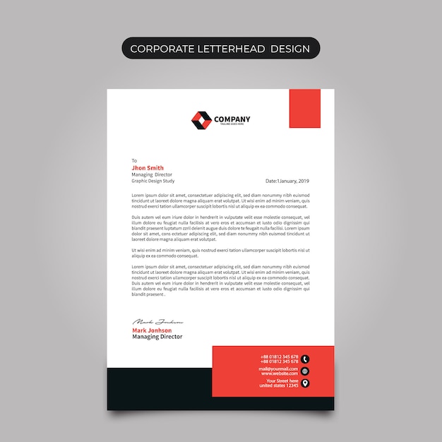 Corporate Letterhead Design 