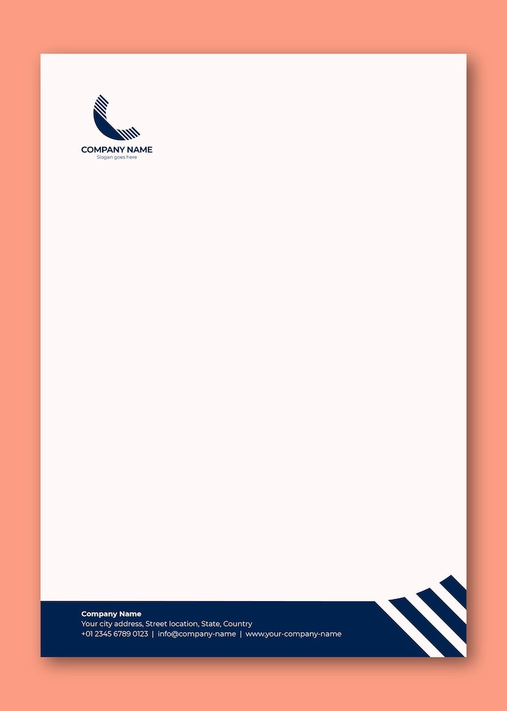 Vector corporate letterhead