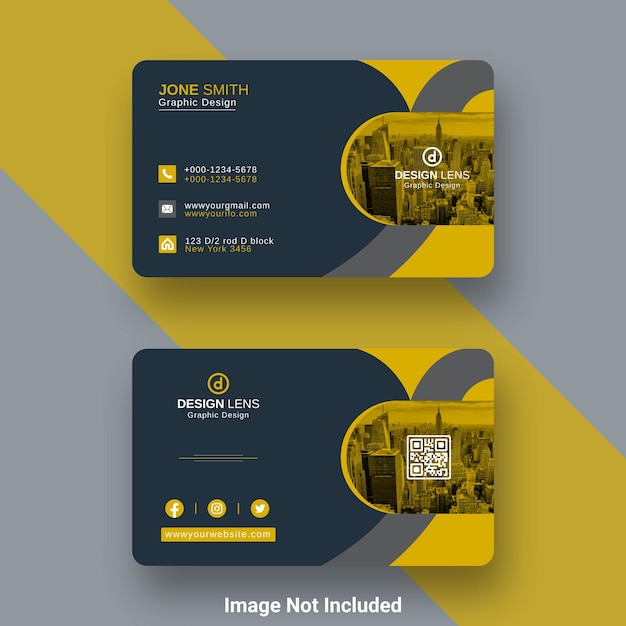 Corporate Luxury Digital Business Card Template