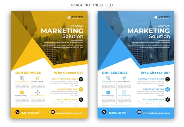 Corporate Marketing Agency Business Flyer Leaflet Design