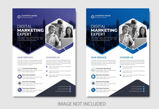 Corporate Marketing Business Flyer Design Template