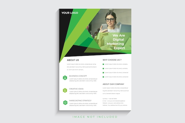 Corporate Marketing flyer template