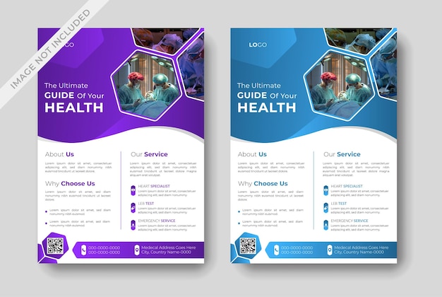 Corporate Medical flyer design templates