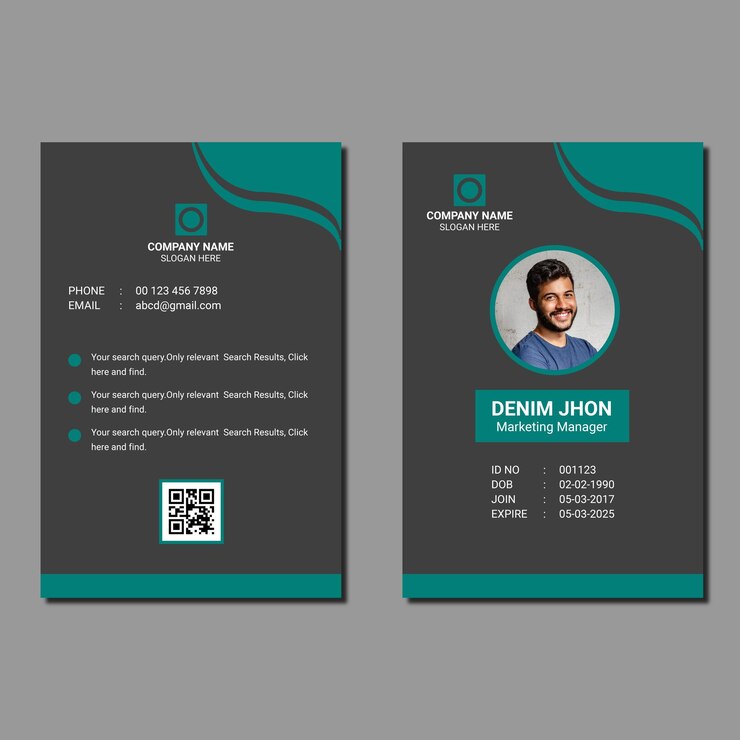 Corporate &amp; Minimalist Identity Card Design
