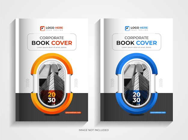 Corporate Modern Business Jaarverslag Boek Cover Template Set Design