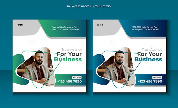 Corporate modern professional google ads template design for promote your business