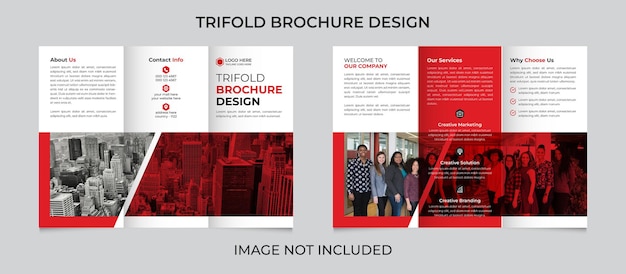 Corporate moderne zakelijke brochure sjabloonontwerp voor marketingbedrijf