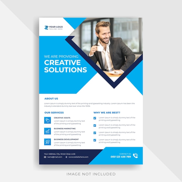 Corporate multipurpose flyer design template