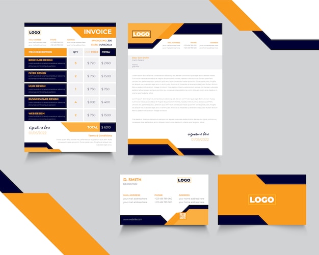 corporate new stationary design premium