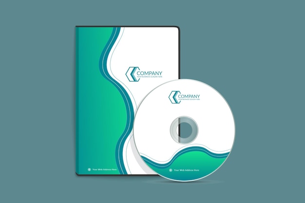 Corporate newest trendy DVD cover template