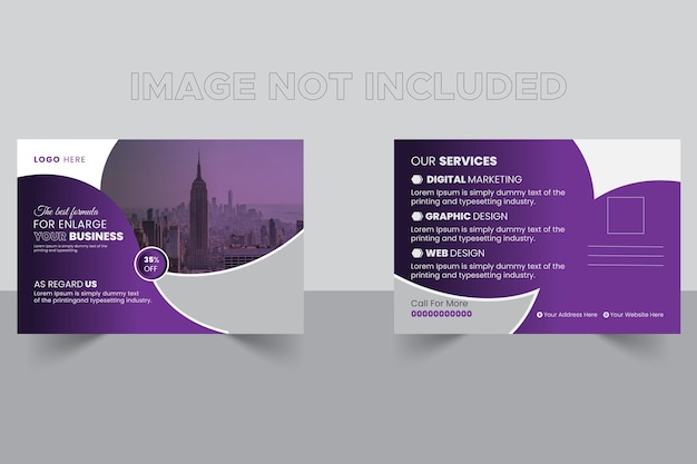 Corporate Post Card Design Template