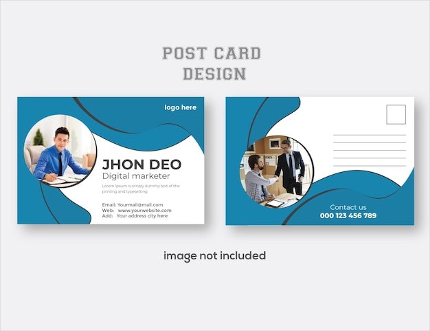 Corporate post card design