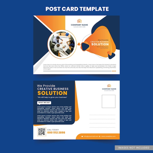 Corporate Post Card Template