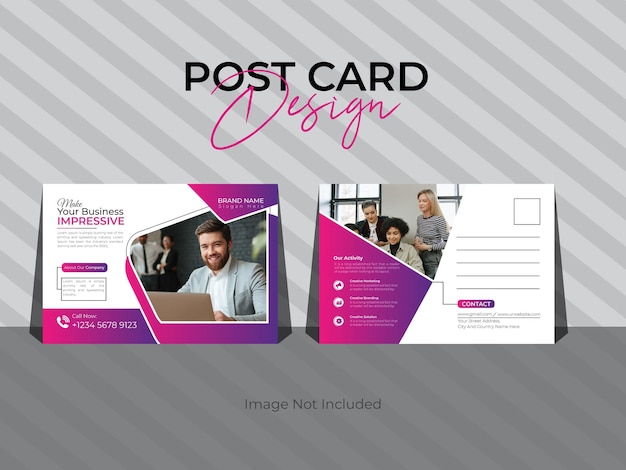 corporate postcard design template professional corporate business postcard Post Card Design