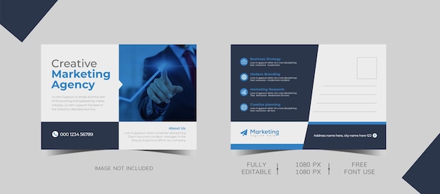 Corporate Postcard Design Template