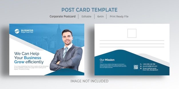 Corporate Postcard EDDM Card Template