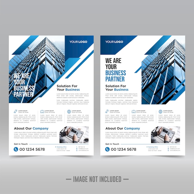 Corporate poster, flyer  template