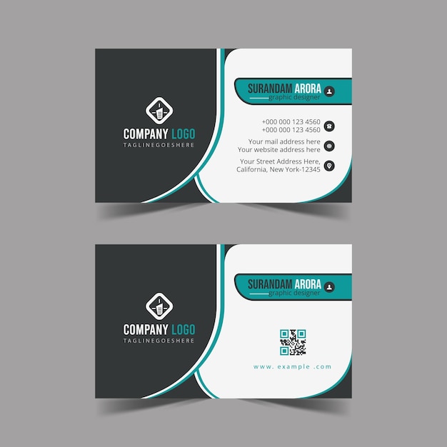 Corporate Print Business Card Design Template