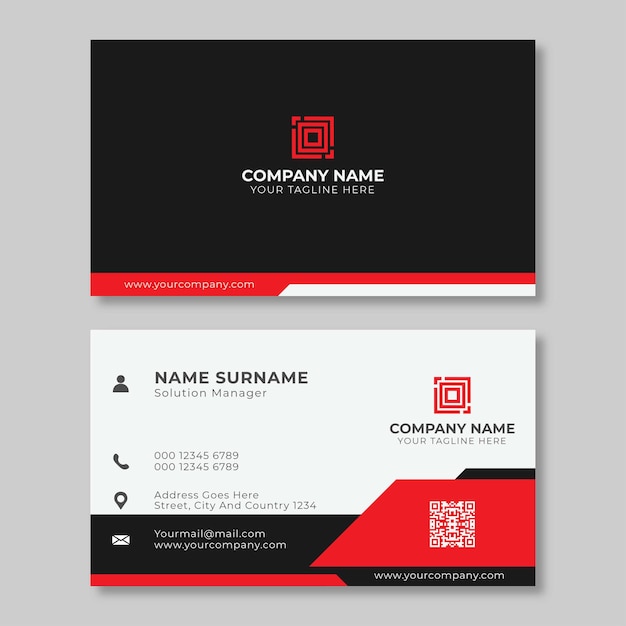 Corporate Professional Business Card Template