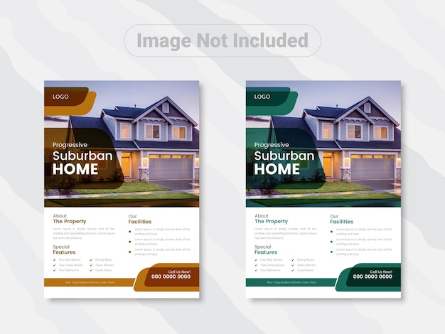 corporate real estate flyer design template real estate flyer template in a4 size