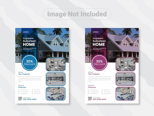 corporate real estate flyer design template real estate flyer template in a4 size