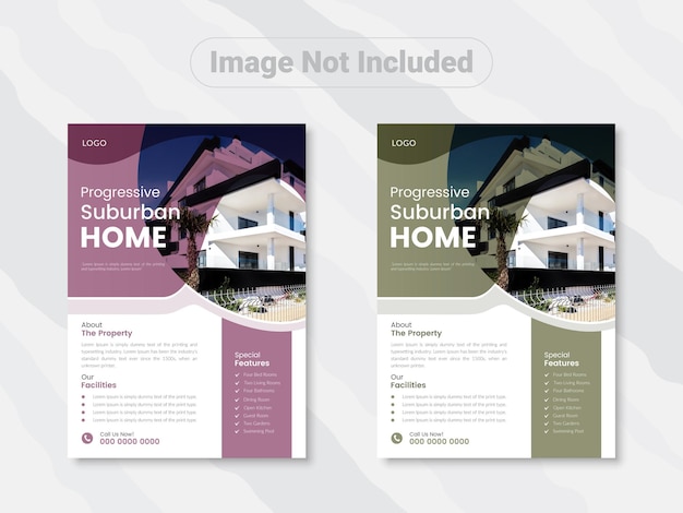 corporate real estate flyer design template real estate flyer template in a4 size