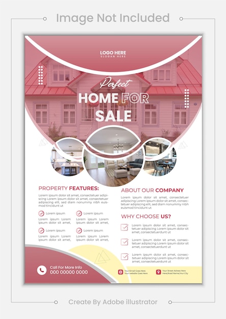 corporate real estate flyer design