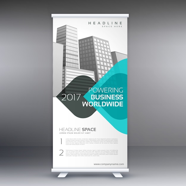 Corporate roll up banner design