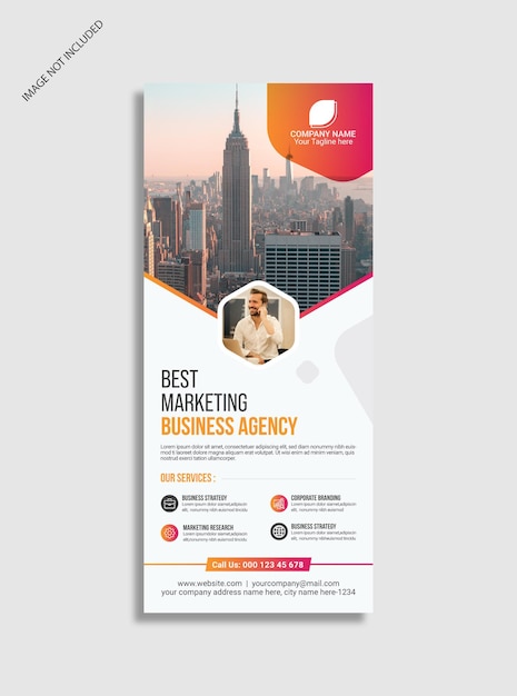 Corporate roll up banner template