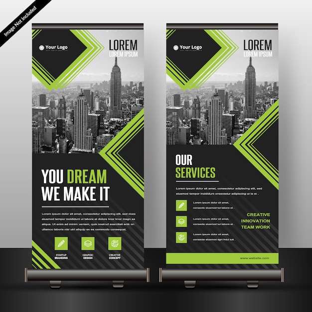 Corporate Roll Up Banner Template