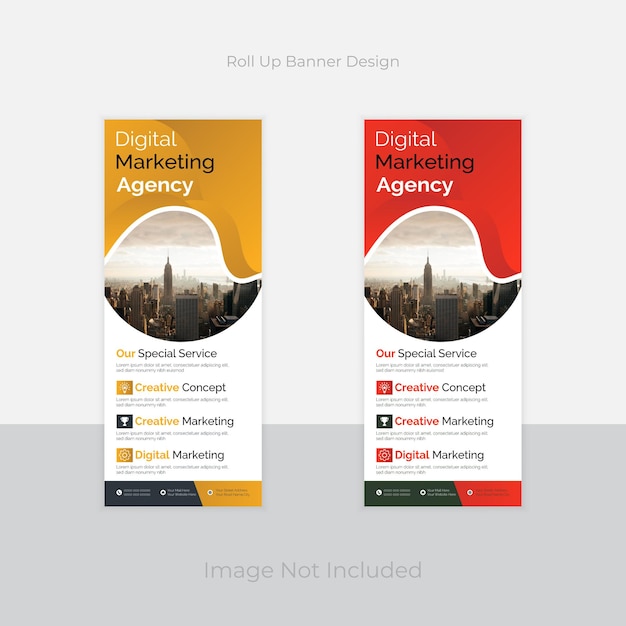 corporate rollup banner template