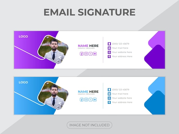 Corporate Signature Design Template