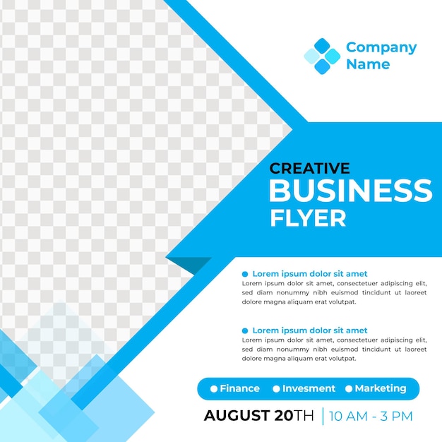 Corporate social media banner template Suitable for social media post poster flyer and web ads