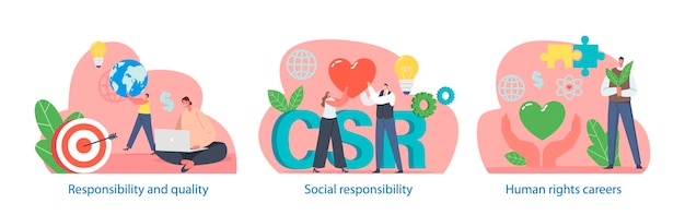 La responsabilità sociale d'impresa o csr si riferisce all'impegno dell'azienda a contribuire positivamente alla società e all'ambiente, andando oltre gli obiettivi di profitto per affrontare le preoccupazioni sociali ed etiche