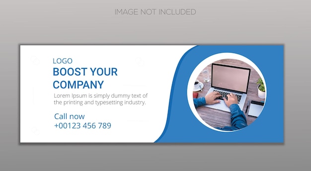 Corporate  Unique Facebook Cover Design Template