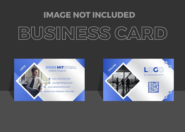 Corporate Vertical Business Card