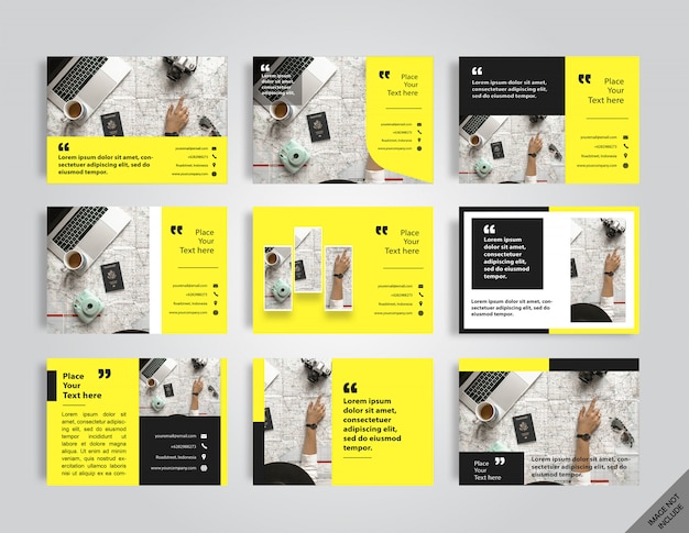 Corporate Yellow Book Layout