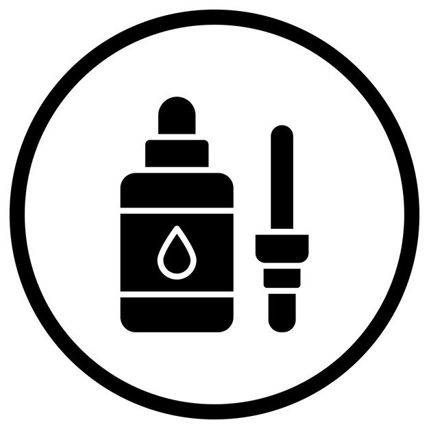 Vector correction fluid vector icon design illustration