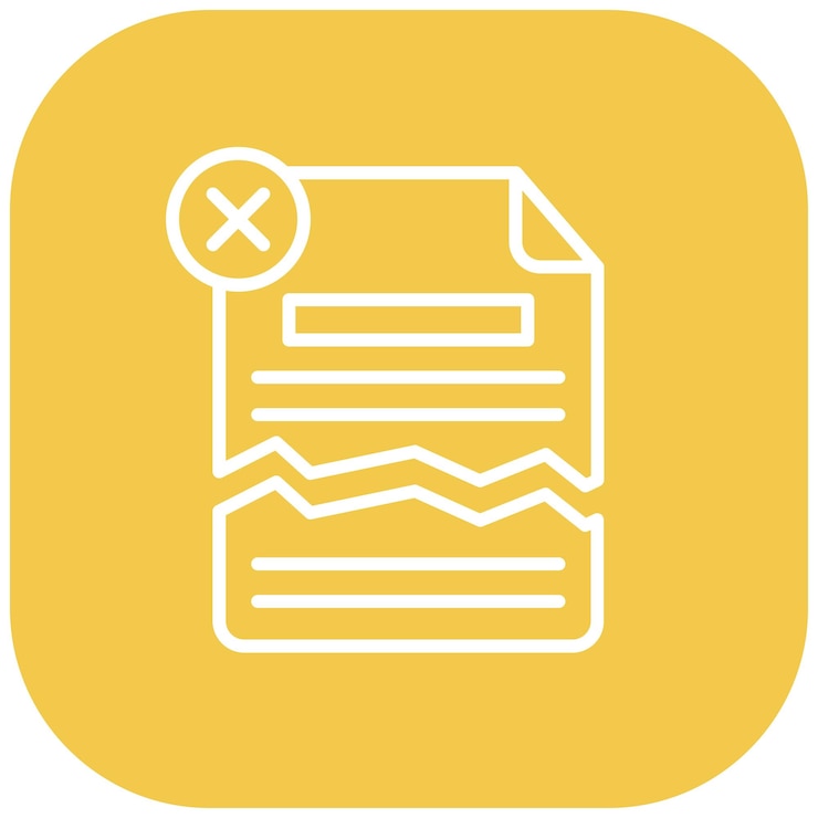 Vector corrupted file vector icon can be used for corruption iconset