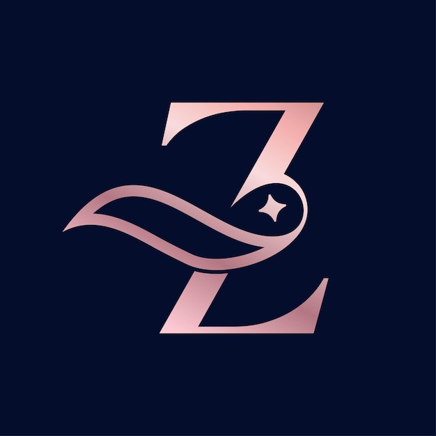 Cosmetic beauty logo brand letter Z