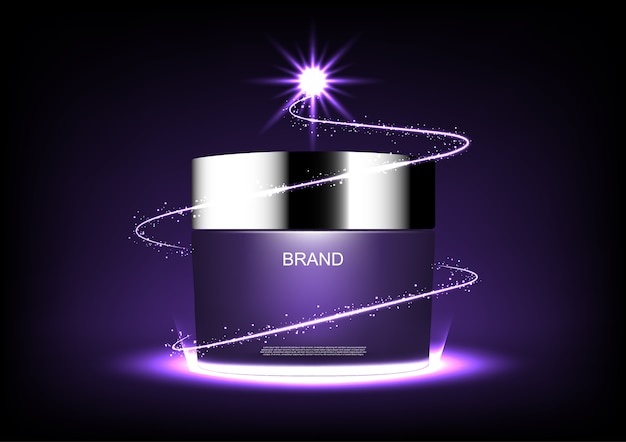 Cosmetic cream and sparkler light