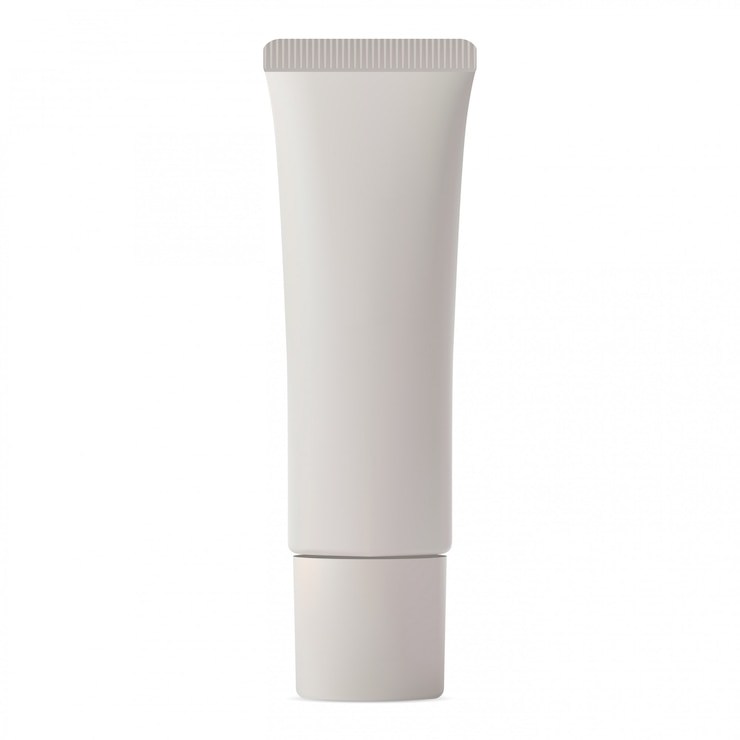 Vector cosmetic cream tube