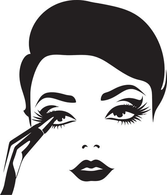 Cosmetic creativity vector makeup masterpieces